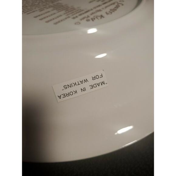 Vintage Watkins 80s Country Kids Collectors Recipe Pie Plate Pumpkin RIDE - Picture 2 of 4